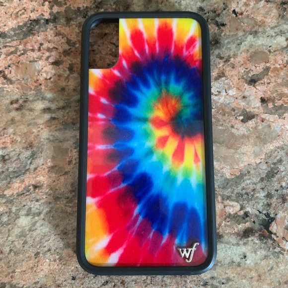 Wildflower Tie-Dye Phone Case ❤️🧡🧡💛💙💜 - Picture 1 of 2